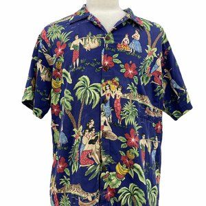 Murf Wear Men's Shirt Hawaiian Surfboard Floral Al
